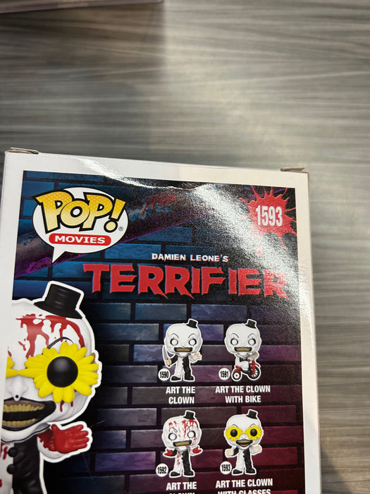 Funko POP! Movies: Terrifier - Art The Clown With Glasses (Funko)(CHASE)(Damaged Box)[A] #1593