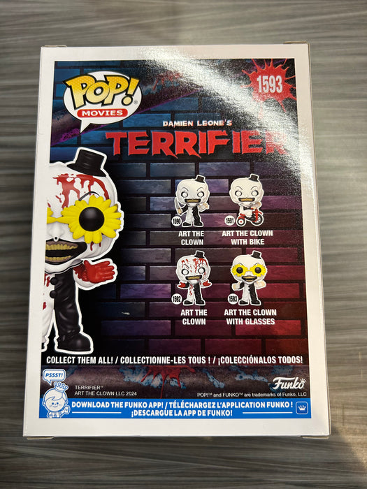 Funko POP! Movies: Terrifier - Art The Clown With Glasses (Funko)(CHASE)(Damaged Box)[B] #1593