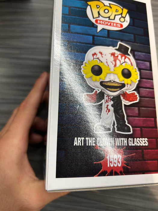 Funko POP! Movies: Terrifier - Art The Clown With Glasses (Funko)(CHASE)(Damaged Box)[B] #1593