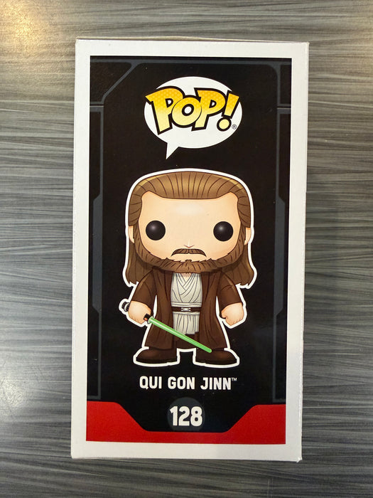 Funko POP! Star Wars: Qui Gon Jinn (2016 NYCC)(Damaged Box)[B] #128