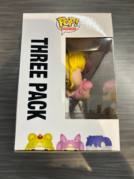 Funko POP! Animation: Sailor Moon - Neo Queen Serenity,Small Lady & King Endymion (Hot Topic)(Damaged Box) [3 Pack]