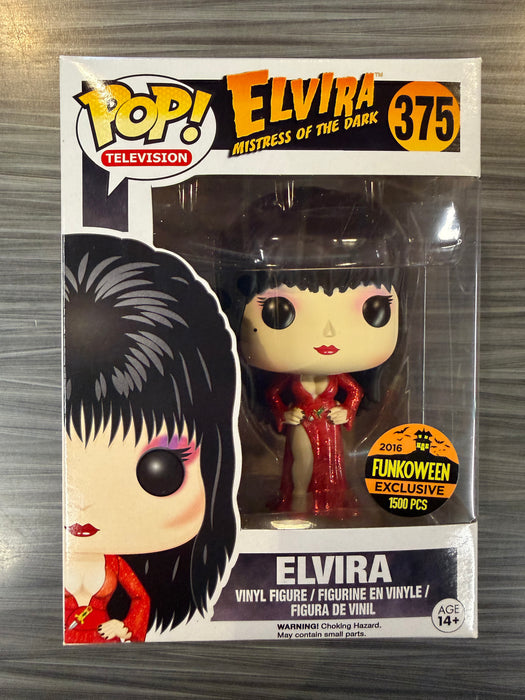 Funko POP! Television: Elvira Mistress of The Dark - Elvira (2016 Funkoween)(1500 PCS)(Damaged Box)  #375