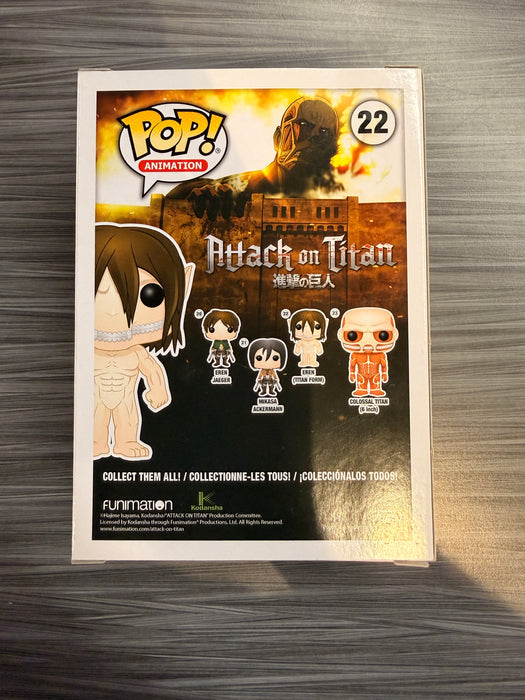 Funko POP! Animation: Attack On Titan - Eren [Titan Form][3 Languages] (Hot Topic)(Damaged Box) [A] #22