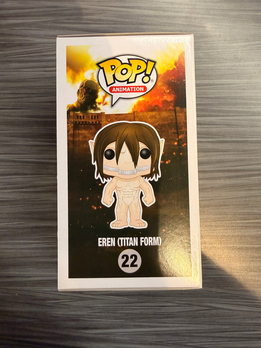 Funko POP! Animation: Attack On Titan - Eren [Titan Form][3 Languages] (Hot Topic)(Damaged Box) [A] #22