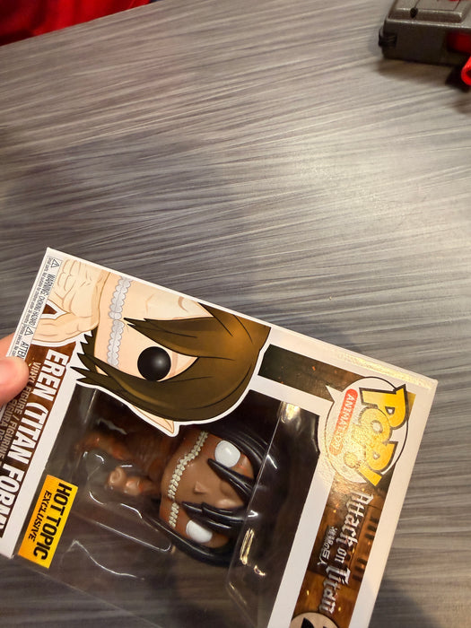 Funko POP! Animation: Attack On Titan - Eren [Titan Form][3 Languages] (Hot Topic)(Damaged Box) [A] #22