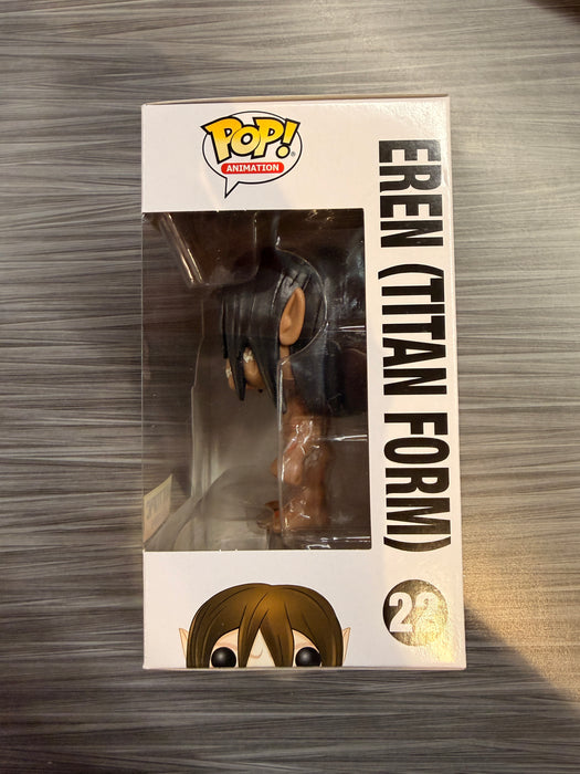 Funko POP! Animation: Attack On Titan - Eren [Titan Form][3 Languages] (Hot Topic)(Damaged Box) [B] #22