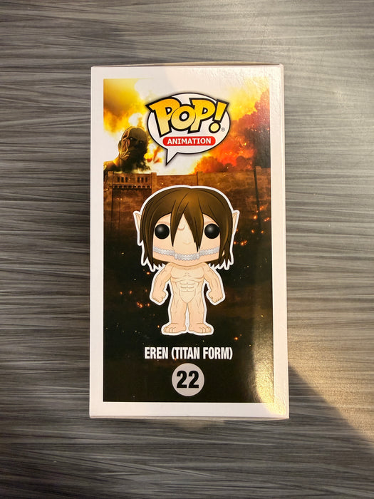 Funko POP! Animation: Attack On Titan - Eren [Titan Form][3 Languages] (Hot Topic)(Damaged Box) [B] #22