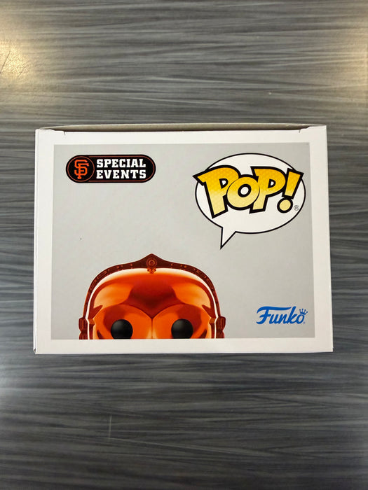 Funko POP! Star Wars: C-3PO [SF GIANTS][Orange](Damaged Box) #360