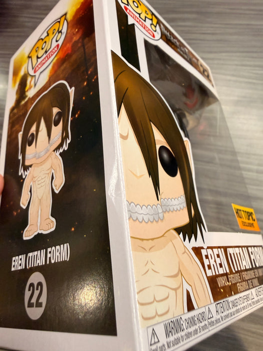 Funko POP! Animation: Attack On Titan - Eren [Titan Form][3 Languages] (Hot Topic)(Damaged Box) [B] #22