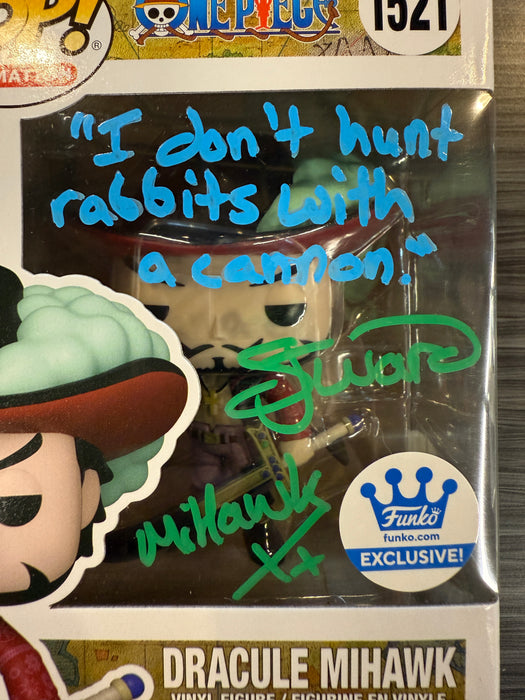 Funko POP! Animation: One Piece - Dracule Mihawk (Funko)(Signed/Steven John Ward/JSA)[B] #1521