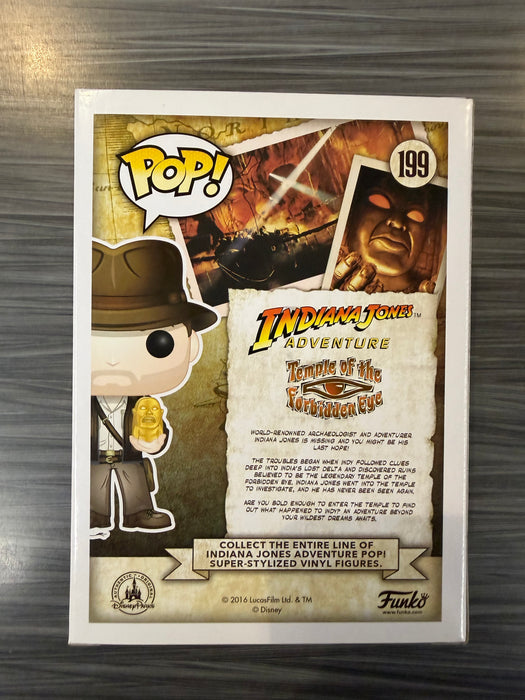 Funko POP! Indiana Jones Adventure - Indiana Jones (2016 SDCC)(Damaged Box) #199