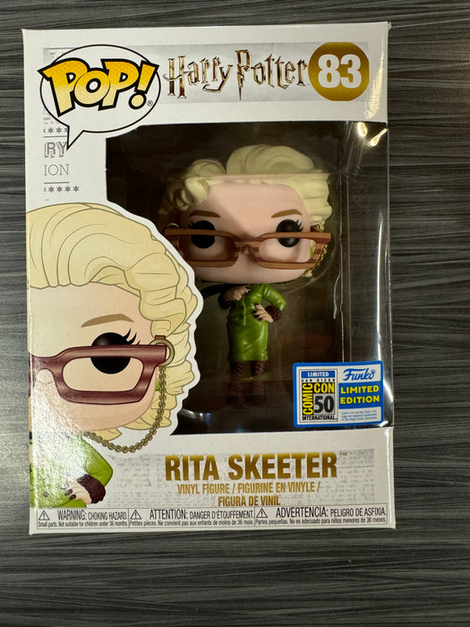Funko POP! Harry Potter: Rita Skeeter (2019 SDCC)(Damaged Box) #83