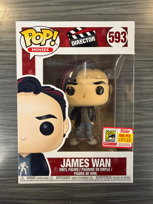 Funko POP! Movies: Director - James Wan (2018 SDCC / 1000 PCS)(Damaged Box)[A] #593
