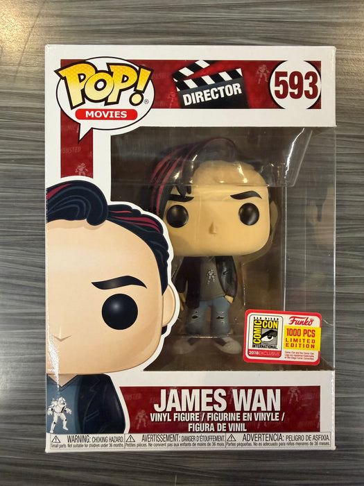 Funko POP! Movies: Director - James Wan (2018 SDCC / 1000 PCS)(Damaged Box)[B] #593