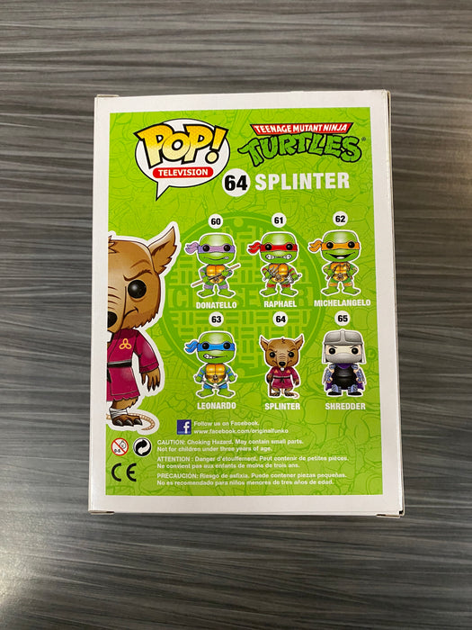 Funko POP! Television: TMNT - Splinter (Damaged Box) #64