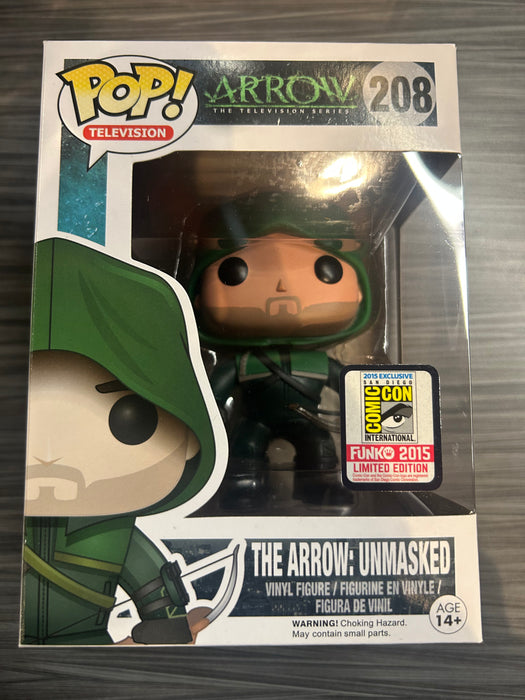 Funko POP! Television: Arrow - The Arrow: Unmasked (2015 SDCC)(Damaged Box) #208