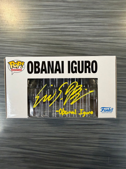 Funko POP! Animation: Demon Slayer - Obanai Iguro (Funko)(Signed/Krik Kimerer/JSA)(Damaged Box) #1395