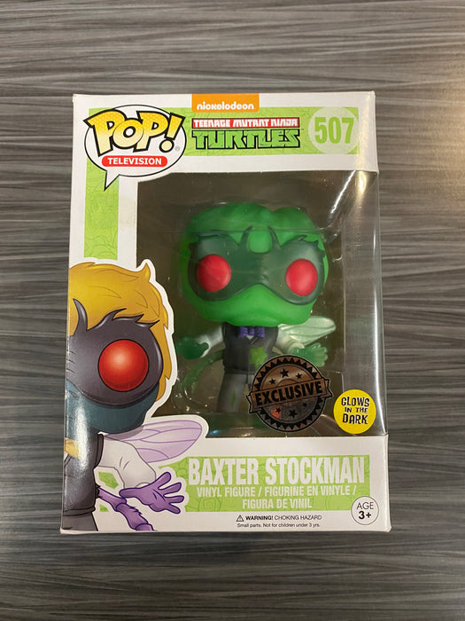 Funko POP! Television: Teenage Mutant Ninja Turtles - Baxter Stockman (Exclusive)(GiTD)(Damaged Box) #507
