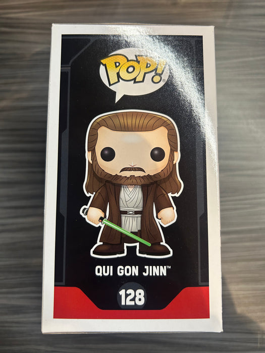 Funko POP! Star Wars: Qui Gon Jinn (2016 NYCC)(Damaged Box) #128