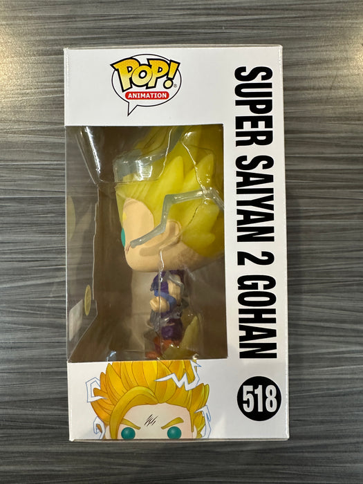 Funko POP! Animation: Dragon Ball Z - Super Saiyan 2 Gohan (GiTD)(GameStop)(Damaged Box)[B] #518