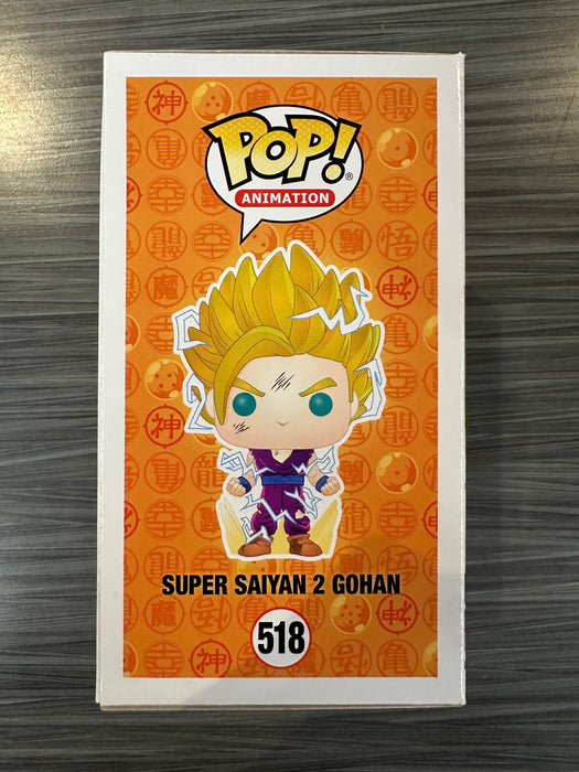 Funko POP! Animation: Dragon Ball Z - Super Saiyan 2 Gohan (GiTD)(GameStop)(Damaged Box)[B] #518