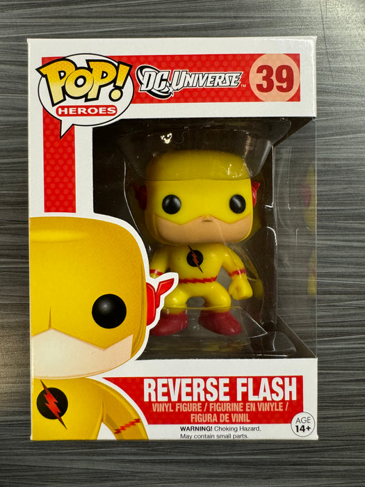 Funko POP! Heroes: Super Heroes - Reverse Flash (Damaged Box) #39