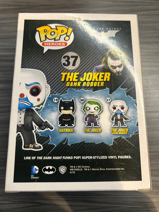 Funko POP! Heroes: The Dark Knight Trilogy - The Joker (Bank Robber)(Damaged Box)[A] #37