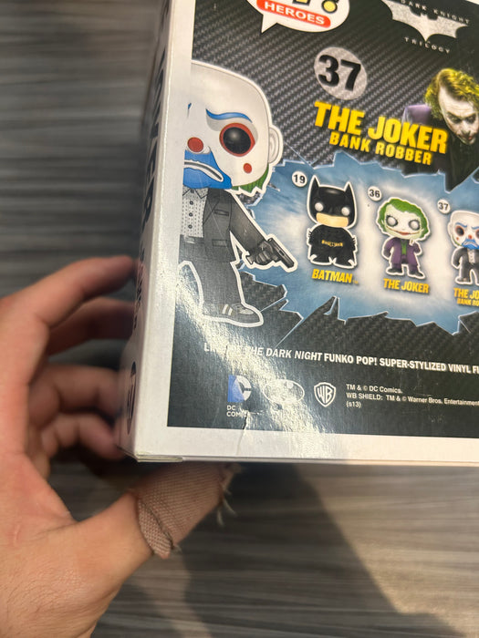 Funko POP! Heroes: The Dark Knight Trilogy - The Joker (Bank Robber)(Damaged Box)[A] #37