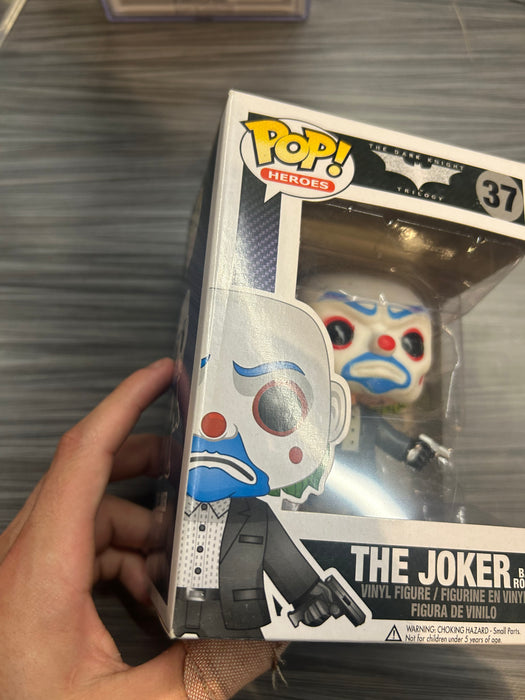 Funko POP! Heroes: The Dark Knight Trilogy - The Joker (Bank Robber)(Damaged Box)[A] #37