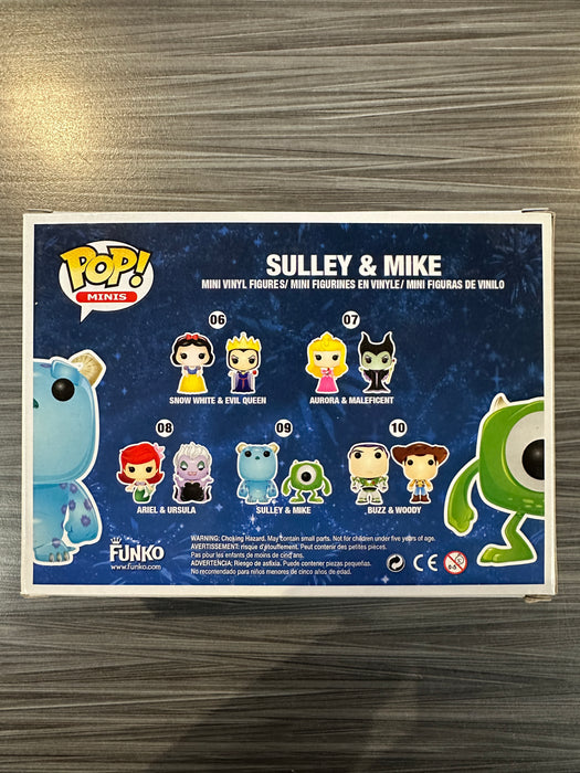 Funko POP! Minis: Disney - Sulley & Mike (Damaged Box) #09