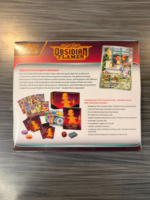Pokémon Scarlet & Violet Obsidian Flames Elite Trainer Box (Tear)