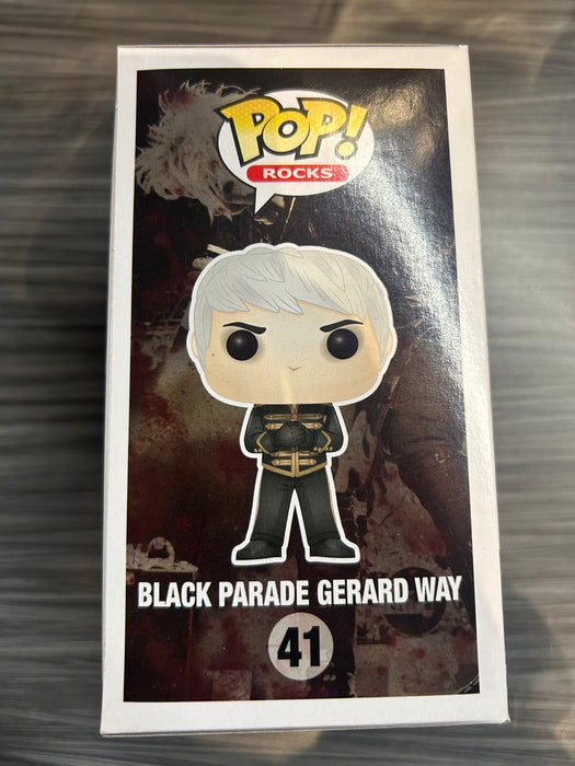 Funko POP! Rocks: MCR - Black Parade Gerard Way (Hot Topic Pre-Release)(Damaged Box) #41