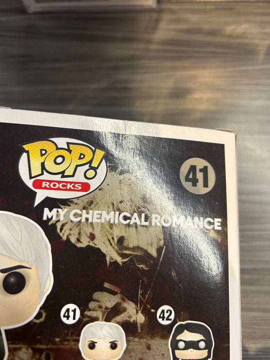 Funko POP! Rocks: MCR - Black Parade Gerard Way (Hot Topic Pre-Release)(Damaged Box) #41