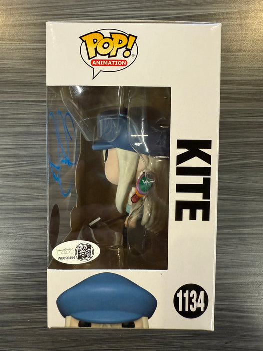 Funko POP! Animation: Hunter X Hunter - Kite (Signed/Christopher Corey Smith/JSA)[Error Sticker] #1134