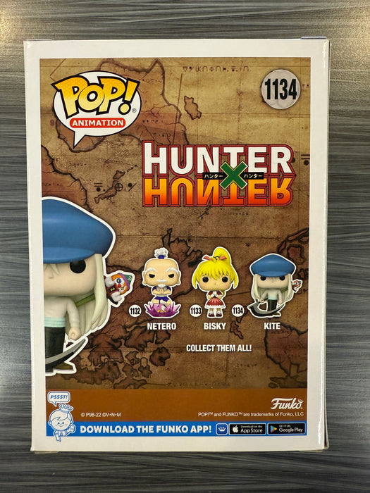 Funko POP! Animation: Hunter X Hunter - Kite (Signed/Christopher Corey Smith/JSA)[Error Sticker] #1134