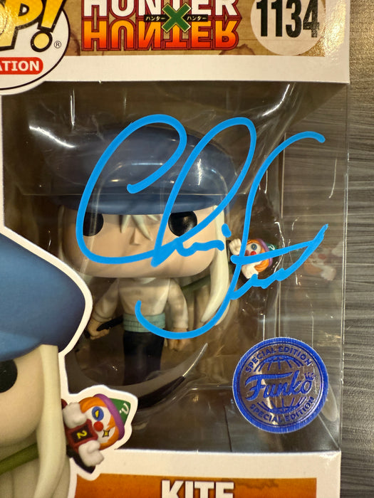 Funko POP! Animation: Hunter X Hunter - Kite (Signed/Christopher Corey Smith/JSA)[Error Sticker] #1134