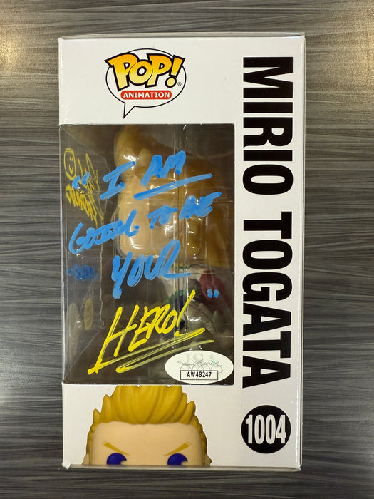 Funko POP! Animation: My Hero Academia - Mirio Togata (GiTD)(Special Edition)(Signed/Ricco Fajardo/JSA) #1004