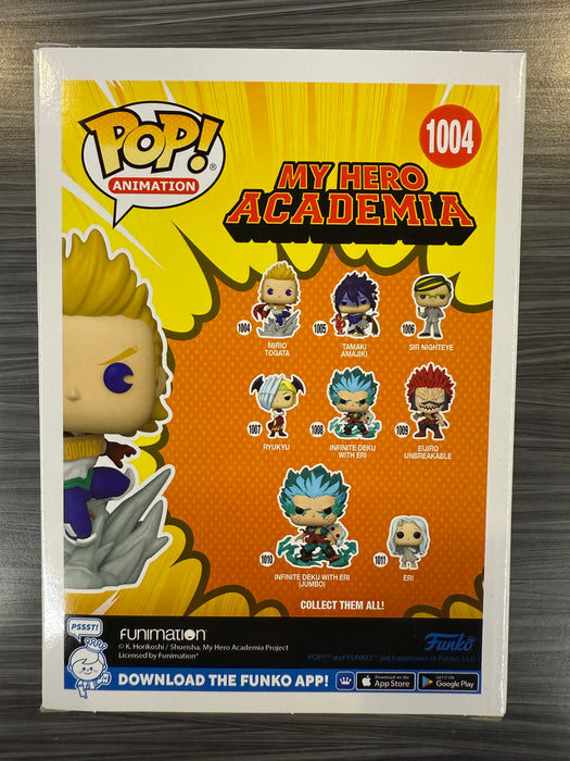 Funko POP! Animation: My Hero Academia - Mirio Togata (GiTD)(Special Edition)(Signed/Ricco Fajardo/JSA) #1004