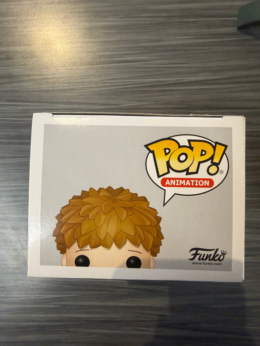 Funko POP! Animation: One Punch Man - Saitama at Martial Arts Tournament (Signed/Max Mittelman/JSA)(7BAP 100Pcs)(Damaged Box) #554