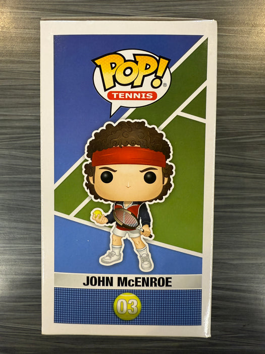 Funko POP! Tennis: John McEnroe (Signed/John McEnroe/PSA)(Damaged Box) #03