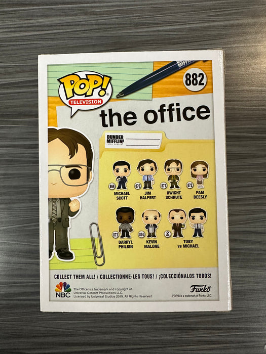 Funko POP! Television: The Office - Dwight Schrute (2019 NYCC)(Damaged Box) #882
