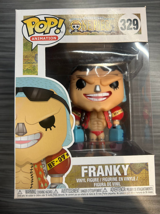 Funko POP! Animation: One Piece - Franky [2017 Silver Tipped Nose](Damaged Box) #329
