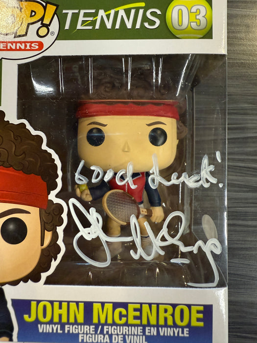 Funko POP! Tennis: John McEnroe (Signed/John McEnroe/PSA)(Damaged Box) #03
