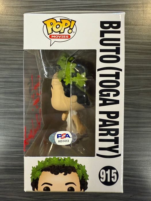 Funko POP! Movies: Animal House - Bluto (Toga Party)(Signed/John Landis/PSA) #915
