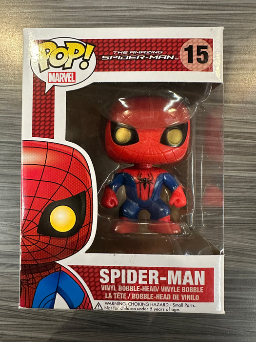 Funko POP! Marvel: The Amazing Spider-Man - Spider-Man (Damaged Box) #15