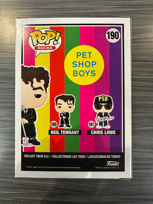 Funko POP! Rocks: Pet Shop Boys - Neil Tennant (Damaged Box) #190