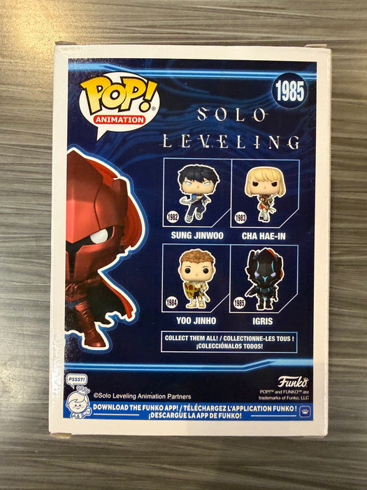 Funko POP! Animation: Solo Leveling - Igris [Blood-Red Commander] (CHASE)(Damaged Box) #1985