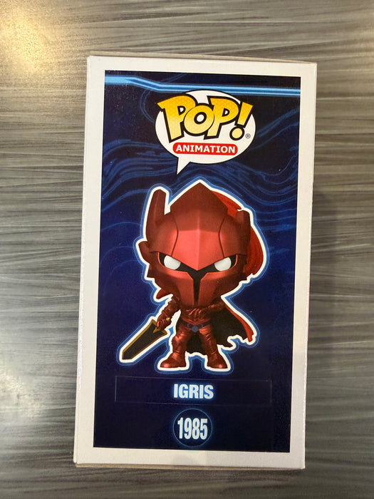 Funko POP! Animation: Solo Leveling - Igris [Blood-Red Commander] (CHASE)(Damaged Box) #1985