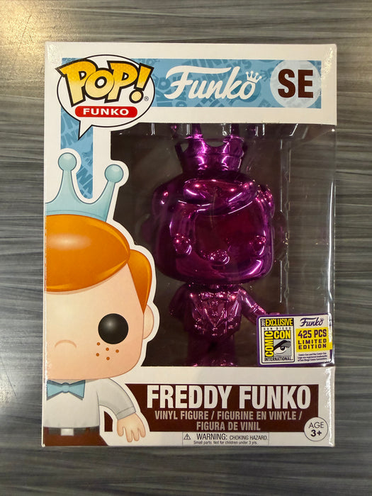 Funko POP! Freddy Funko Purple Chrome (2017 SDCC 425PCS)(Damaged Box) #SE