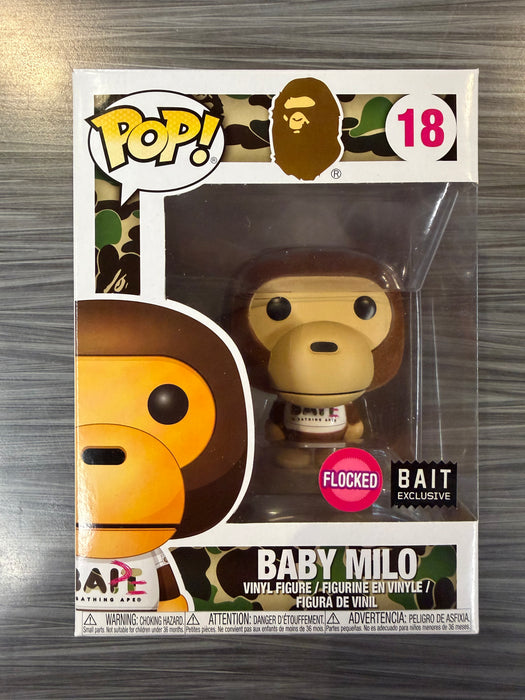 Funko POP! BAPE: Baby Milo (Flocked)(BAIT) #18